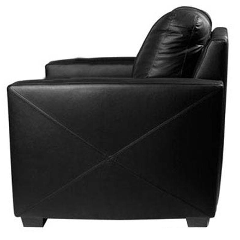 Stationary Loveseat with Las Vegas Inferno White  Logo